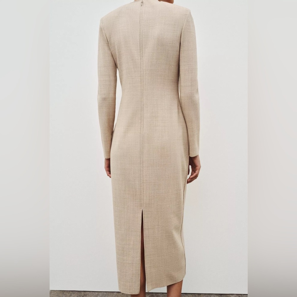 NWT Zara Woman ZW Collection Wool Tube Dress Size L Large - Picture 4 of 12